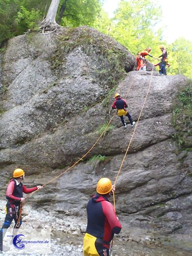 Teamevent Canyoning